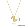 Micro-pave zircon letter Z necklace pendant in 18K gold plating with 6g weight - Letter Z / Gold