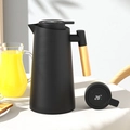 Nordic black smart thermal jug with wood grain handle and digital temperature display - Smart Temp Display / 062 Black