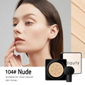 Mushroom head air cushion CC cream foundation in shade 104 Nude with sponge applicator - 104# Nude