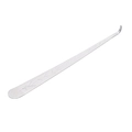 Silver stainless steel candle wick trimmer with leaf pattern engraving in a sleek finish - Chrome Plated Wick Dipper / Silver