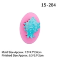 Pink seashell silicone mold for fondant with dimensions 7.5x4.7x2.6cm for DIY baking - Style 5 Conch (7.5*4.7*2.6cm) / Pink