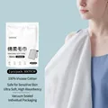 Soft disposable waffle weave towels 30x70cm made of 100% viscose cotton 2pcs pack - Towel Model B / White