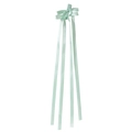 Mint green multi-layer ribbon bow hair clip with long tassels for women sweet hair accessory - Z241 Long Streamer Style / Green