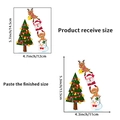 Adesivo natalizio per interruttore con Babbo Natale e renna in stile cartone - Albero di Natale Impilabile