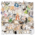 77 pezzi di simpatici adesivi gatto acquerello per decorazione fai-da-te impermeabile - 77 Adesivi Gatto