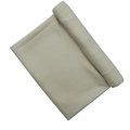 Elegantly folded beige satin chiffon pleated long scarf with a smooth soft texture - 180*70cm / Cream White (9#)