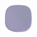 Minimalist light purple oval contact lens case with a sleek matte finish and DIY design - Purple
