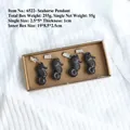 Lot de 4 poids de nappe vintage en fonte en forme d'hippocampe avec clips de fixation - Style Hippocampe (6522)