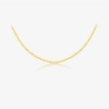 Elegant gold S925 sterling silver mesh chain necklace with a reflective mirror finish - 18K Gold-296 (Gold Exquisite Thin Chain)