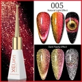 Cat eye gel polish 005 in 10ml bottle with natural and flashy light effects - LC Magic Galaxy Cat Eye 05
