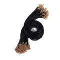 Cordons de collier noirs cirés avec fermoirs homard dorés et chaînes d'extension - 1.5mm Noir avec Pièces en Or 45+5cm Extension