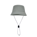 Sombrero de sol verde salvia de secado rápido con ventilación láser y cordón - Gris