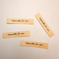 Set of 4 vintage Kraft paper stickers featuring Especially for you handwritten text - Small Label