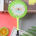 Green cartoon handheld fan pen featuring a cute sheep illustration and creative design - Mask Animal Green