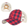 Adjustable Red Checkered