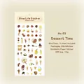 Adesivo tema Dessert Time per decorazione fai da te di diari e agende - Ora del Dessert