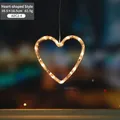 Luce LED a sospensione a forma di cuore con luce calda per decorazioni natalizie - Stile Cuore