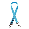 Cintura di sicurezza per animali domestici in nylon celeste regolabile per cani - 47-70*2.5cm / Celeste