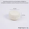 Weiches weißes Macaron Squishy Spielzeug, Maße 4.1cm mal 2.7cm mit 12g Gewicht - Weiß