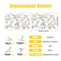 Rainbow prism hummingbird window clings set of 24 pieces for glass sun catcher decoration - LS23023 Hummingbird