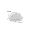 Cloud shaped silicone resin mold with size dimensions 12.2cm length for DIY crafts - Cloud Storage Box - Base