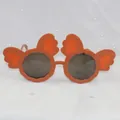 Funny orange wing-shaped cartoon party glasses for children and birthdays - Koala Shape Brown Glasses