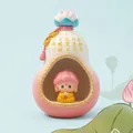 Cute Buddhist Gourd Ornament with Amitabha figurine and pink lotus tassel decoration - W1188-32 Amitabha Buddha