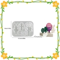 DIY Easter bunny and star base silicone resin mold for plaster candle holder crafts - Easter Egg Bunny Insert Style 002