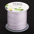 Braided 2x1mm purple and white cotton cord on a spool for jewelry making and DIY crafts - 12# Purple White Mixed