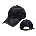 Detalle de gorra de béisbol camuflaje con malla transpirable y hebilla metálica ajustable - Camuflaje Marino