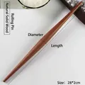 28cm Ebony wood rolling pin with tapered ends for home baking and dough rolling - Tapered Solid Wood Rolling Pin 28*2cm