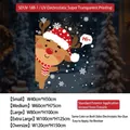 Cute Christmas reindeer static window sticker for festive holiday glass decoration - Static Reindeer / 40*50cm