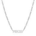 Collana a catena Figaro in acciaio inossidabile 304 argento con ciondolo Pesci - Pesci Acciaio