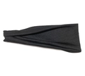 Bandeau de sport noir élastique en tricot pour la course et le fitness yoga mixte - Noir