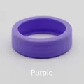 Copriruota per valigie in silicone viola con texture spessa per la riduzione del rumore - Viola