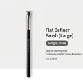 Flat eyeliner brush G1028 for defining eyebrows and eyes with sleek matte black handle - G1028 Flat Top Eyeliner Brush (Large)