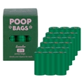 Lavender scented biodegradable dog poop bags 270 count 18 rolls product detail view - Box Packaging / 18 Rolls Set / Green