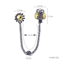 Owl Sunflower Chain Style (TZ334 Clasp)