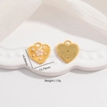 Elegante ciondolo a cuore in argento S925 con perla e bordo intrecciato oro - Ciondolo Cuore Perla Dorata (Solo Ciondolo)