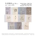 Set di 30 adesivi Vintage Life Stories con illustrazioni retrò fatte a mano per fai da te - Storia Di Vita