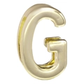 10mm golden alloy metal letter G slide charm bead for DIY personalized bracelet craft - 10mm Full Drill Letter / Letter G