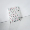 Stickers à ongles floraux autocollants TS-2216 avec motifs de roses roses et feuilles - TS-2216 Rose Romantique