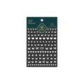 3D ultra-thin white nail art stickers FS-033 featuring stars, hearts and butterflies - Butterfly Star Heart Style (FS-033)