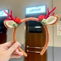 Teddy Red Green Ball Antlers Red
