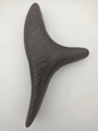 T-shaped fragrant sandalwood massage tool with natural dark wood grain texture - Wenge Wood Triangle Bird Massager