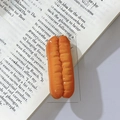 3D realistic bread shaped fridge magnet in orange resin with 7cm length size detail - Fried Dough Stick