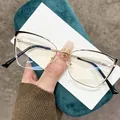 Cat eye bril met zwart en goud metalen montuur en stijlvolle pootjes, model G98-022 - Zwart Goud Frame