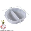 Moule en silicone octogonal pour vase en résine époxy avec dimensions de moulage - Moule de Vase Octogonal Solide