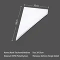 Thickened medium HDPE piping bag for cake decorating, 20x30cm size with 0.04mm thickness - Bag / Thickened Medium / Clear