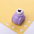 Purple manual craft punch with pigeon pattern for DIY scrapbooking and creative stationery - Cartoon Series: Pigeon